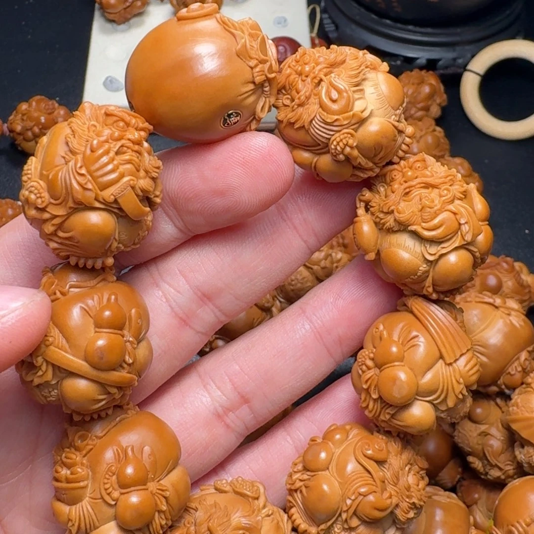 雪***行手串/手链橄榄核钟馗