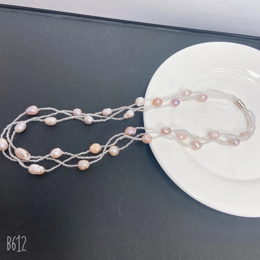 天然淡水珍珠A223#满天星兹溪扣百搭项链（多样性发）