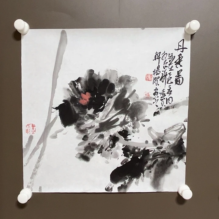 国画杨树玉  手绘原创