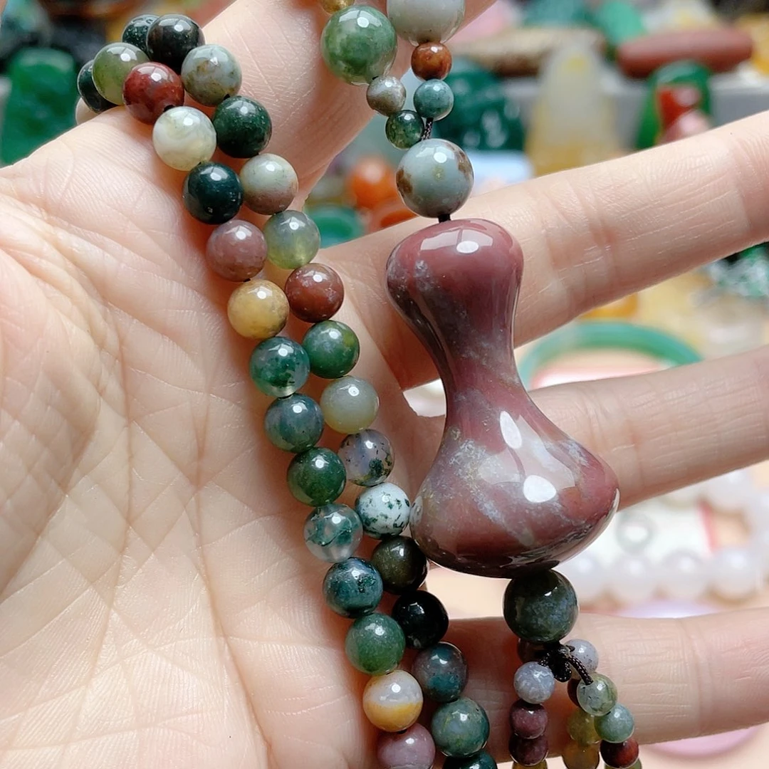 玛瑙/玉髓颈饰合金傅***?