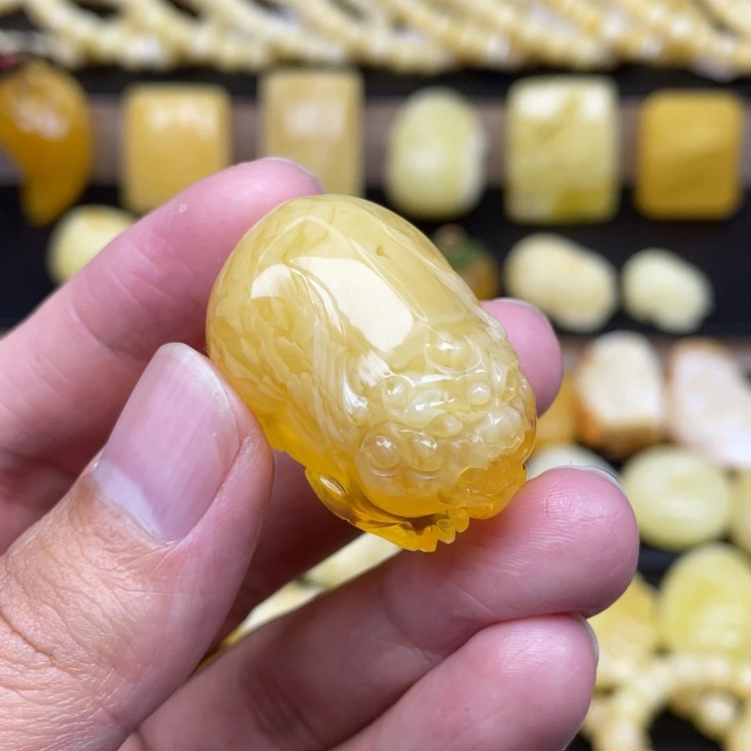 琥珀未镶嵌裸石琥珀蜜蜡