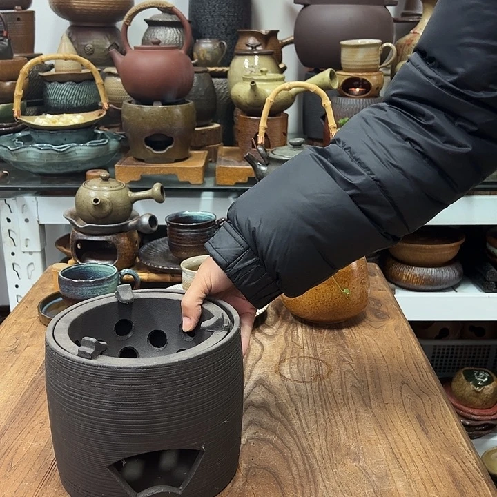 紫砂宜兴紫砂粗陶茶具47