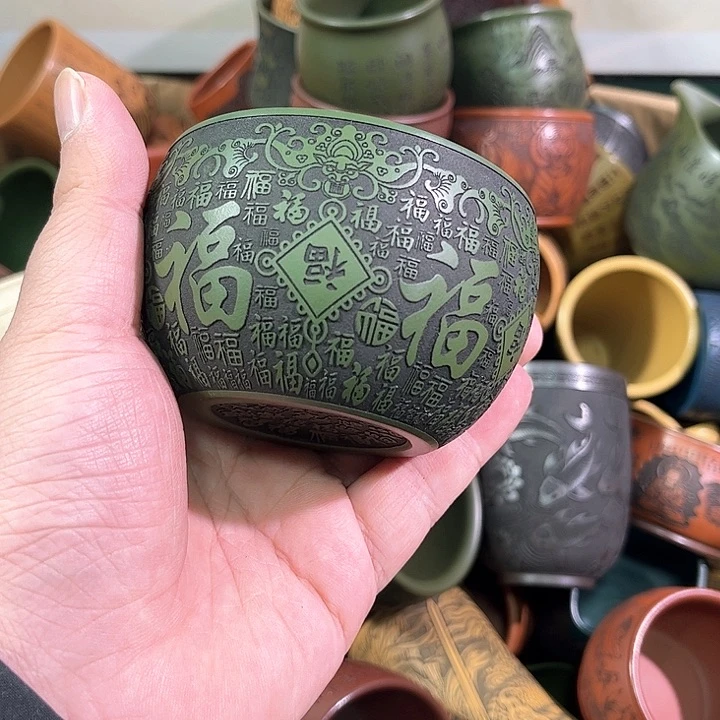 茶杯紫砂全手工紫砂主人杯