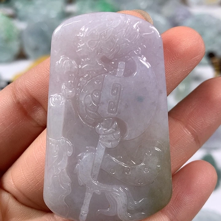颈饰未镶嵌翡翠龙牌福利