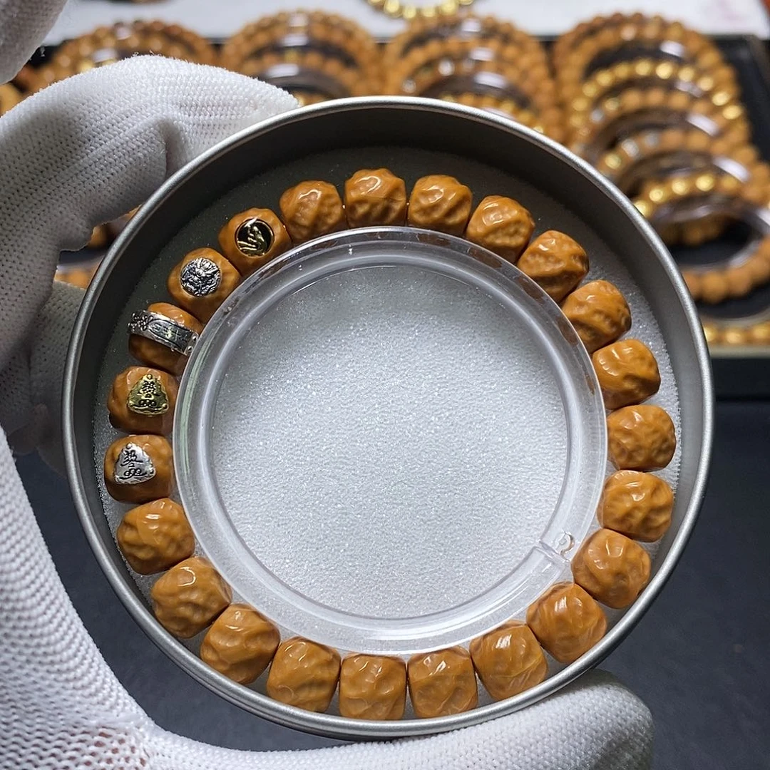 猴头核桃手串五标观山无相 10左右 全品 245号