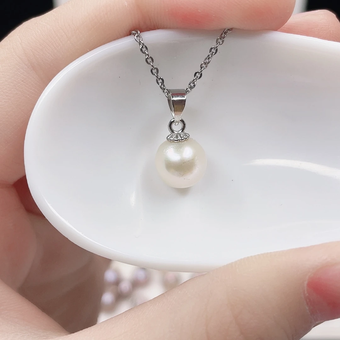 淡水珍珠吊坠(赠链)合金