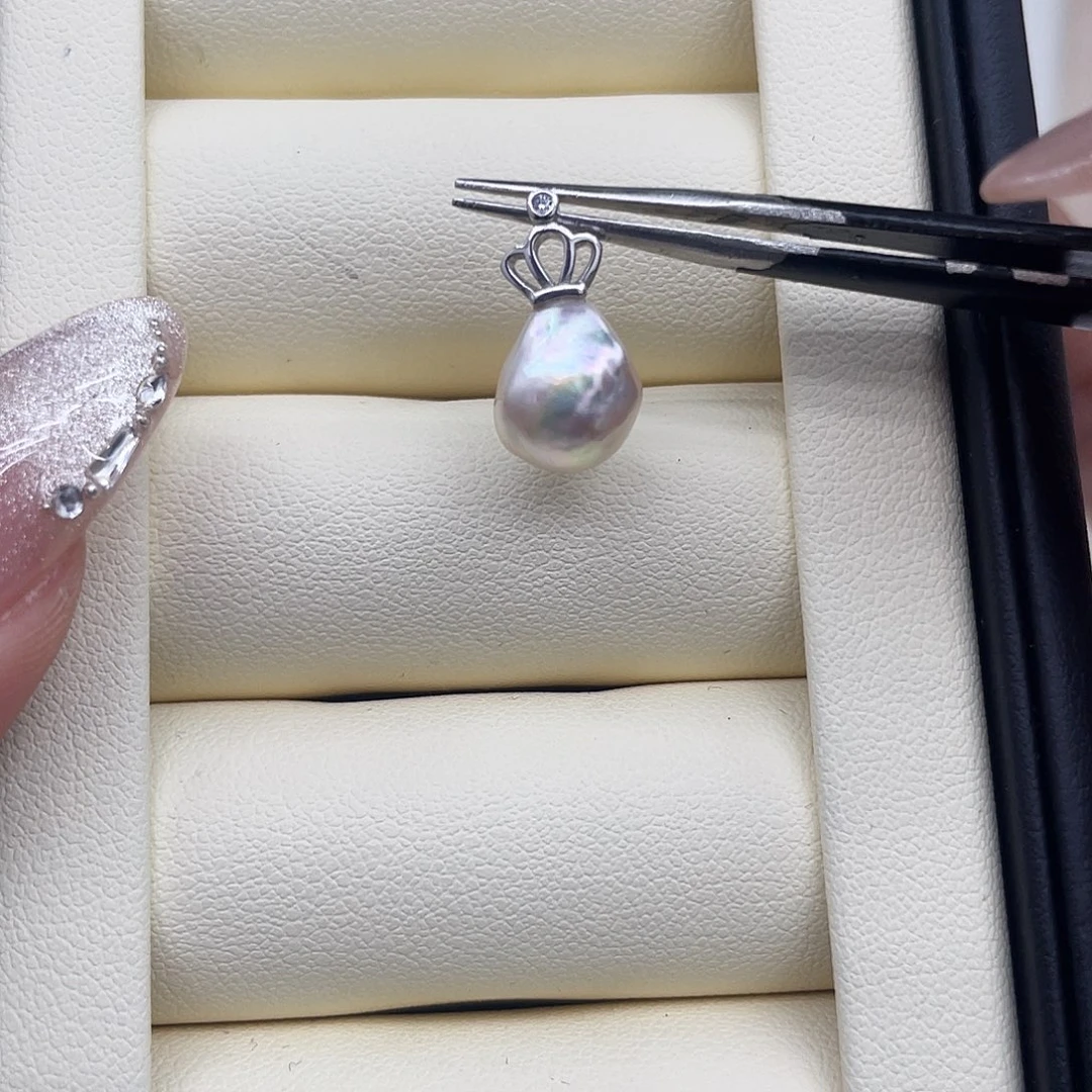 海水珍珠颈饰银S925镶嵌