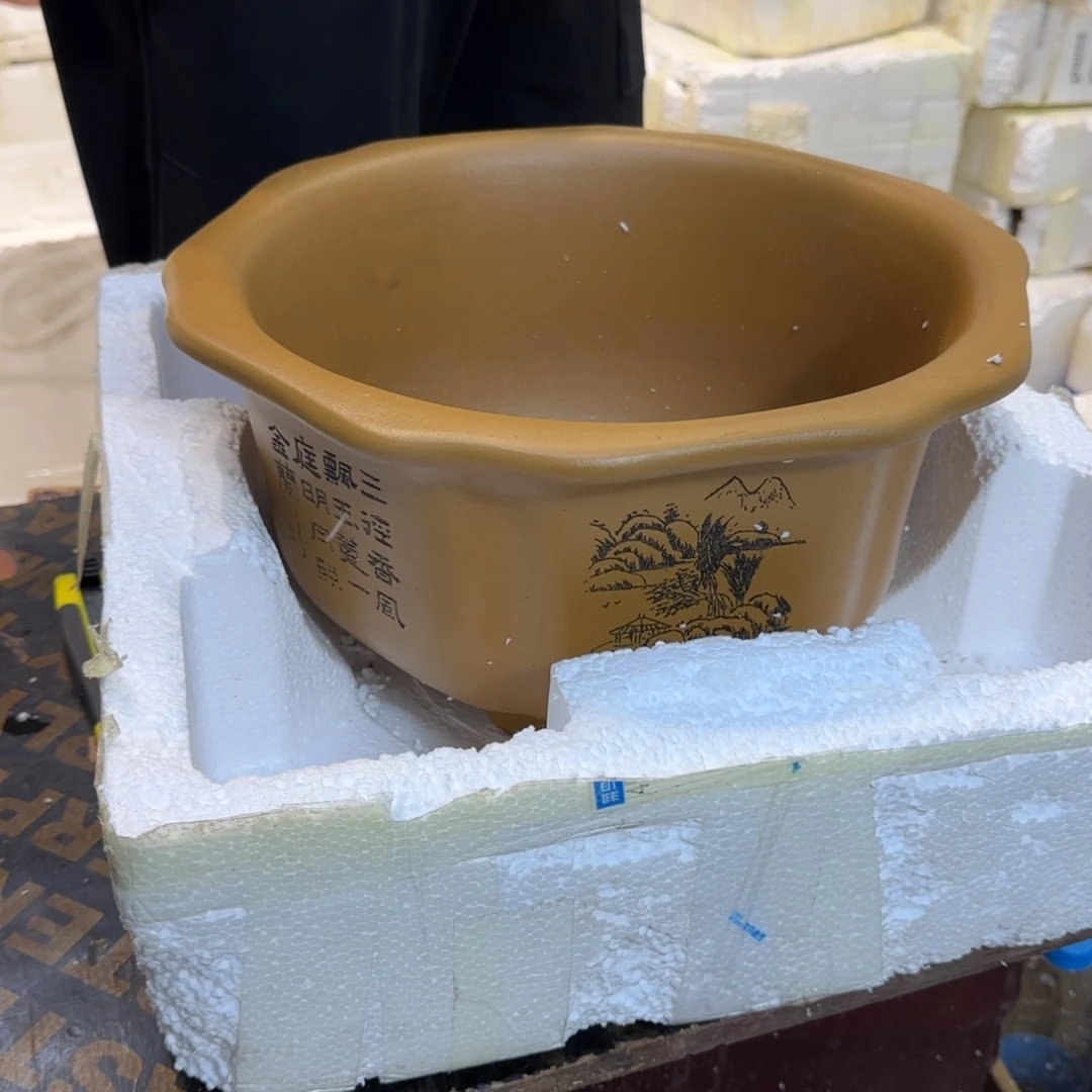 紫砂花盆口径27.15口径