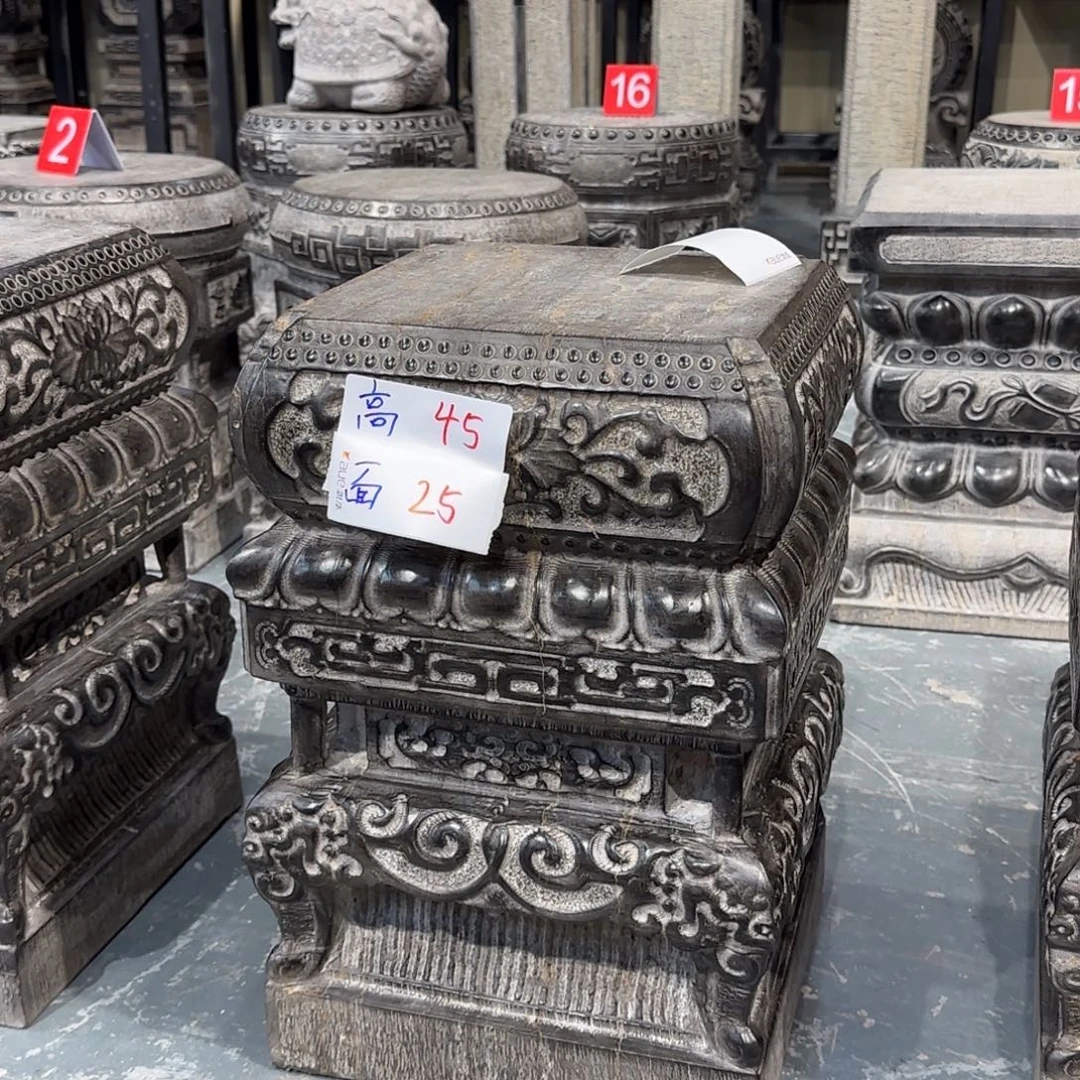 天然青石石雕圆青石石雕圆