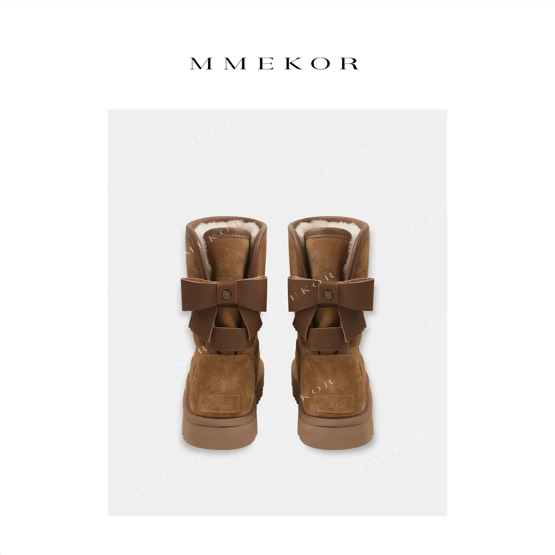 MMEKOR“北岛雪地靴” 2025新款末日美拉德风时髦靴子 25960