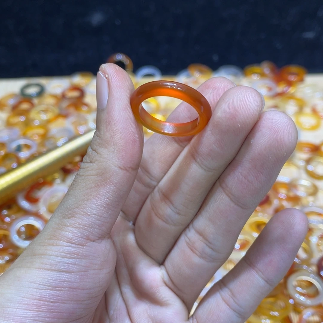 玛瑙/玉髓合金戒指86号港19 默认瑕疵