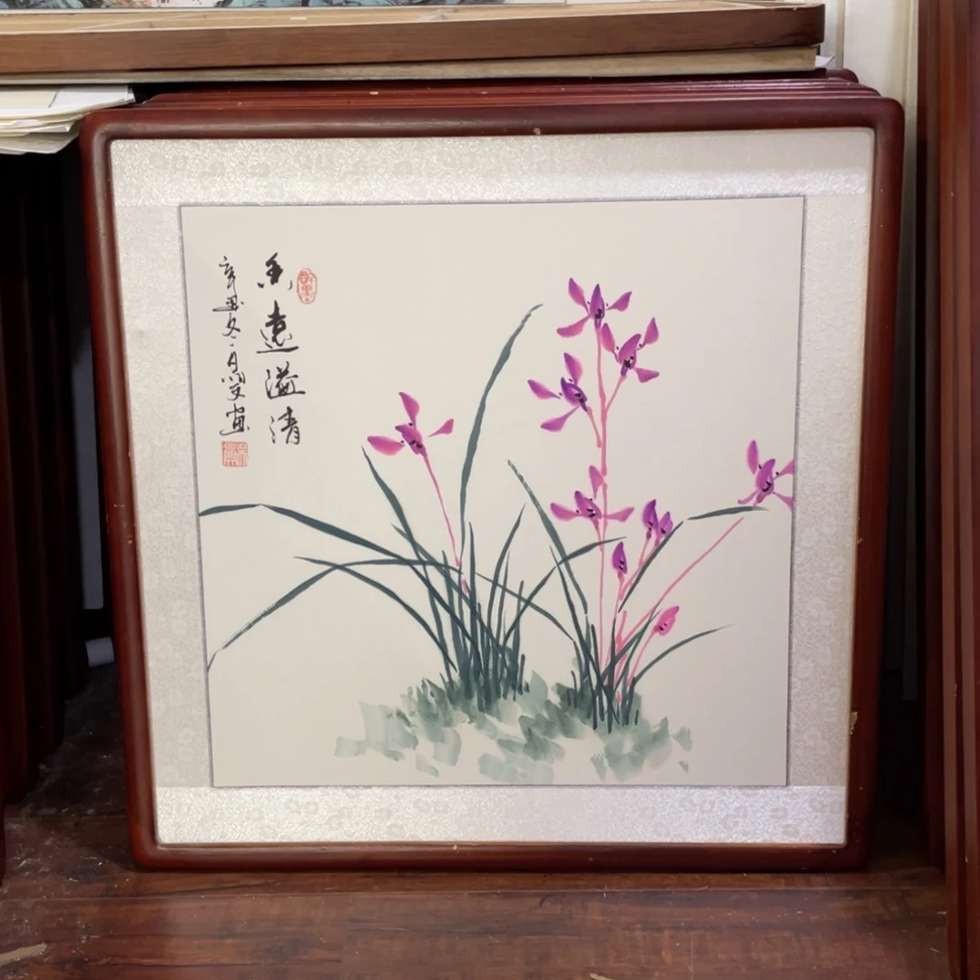 国画带框尺寸63*63厘米