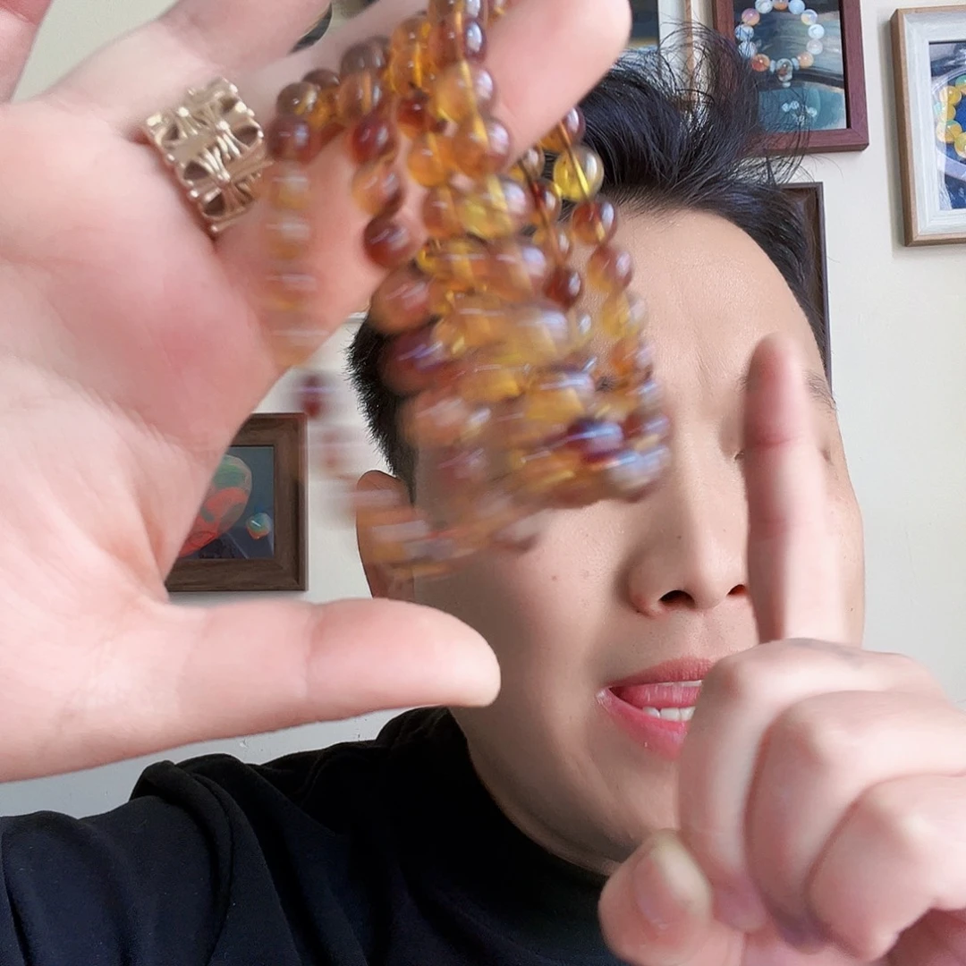 琥珀裸石未镶嵌琥珀