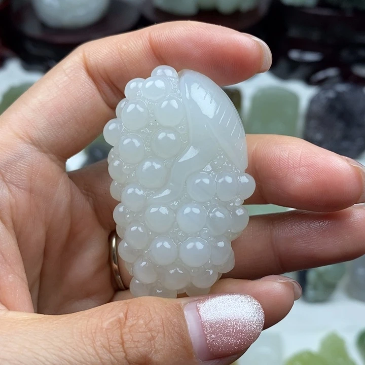 和田玉未镶嵌颈饰77