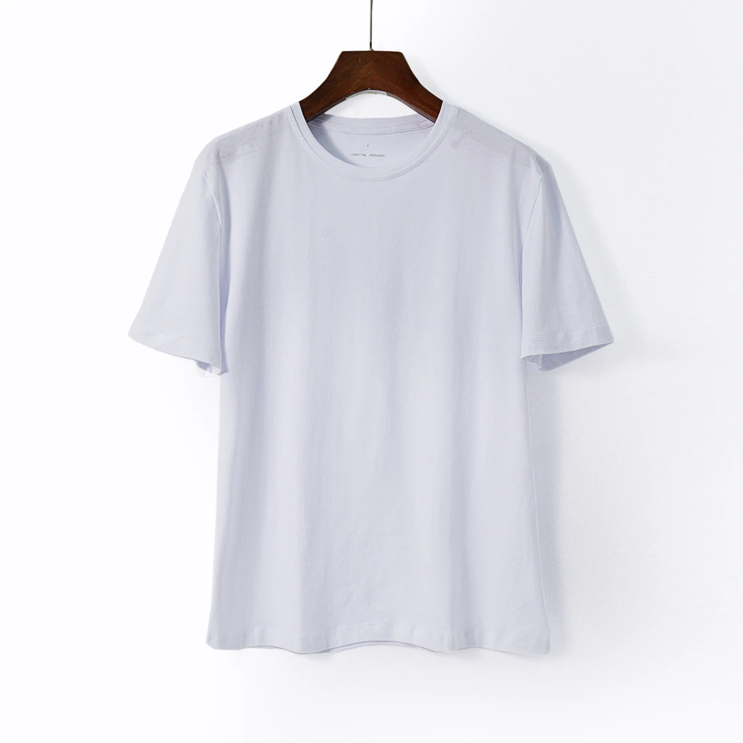 男款夏新款纯色打底上衣宽松百搭基础款圆领短袖T恤3337