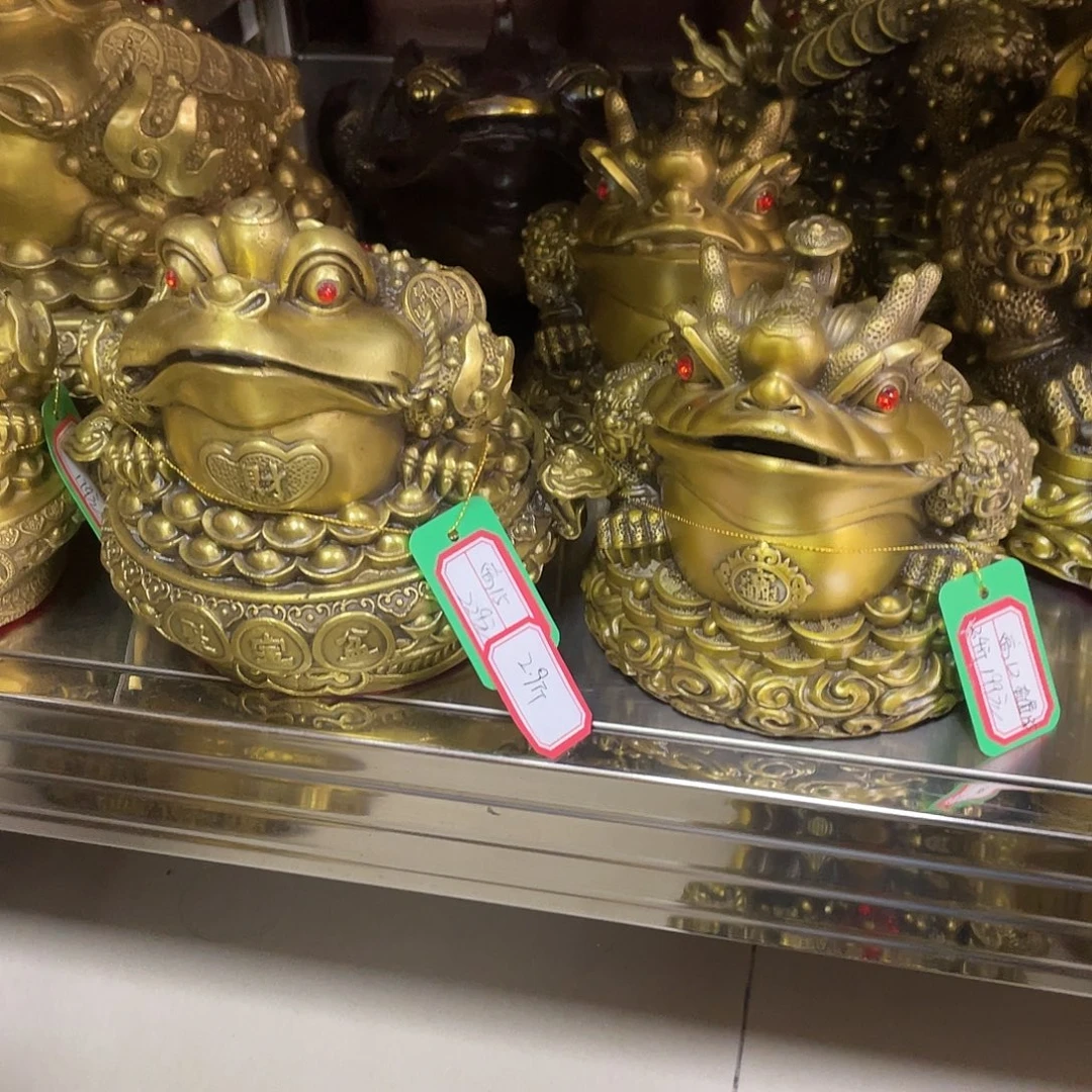 黄铜黄铜金蟾二个