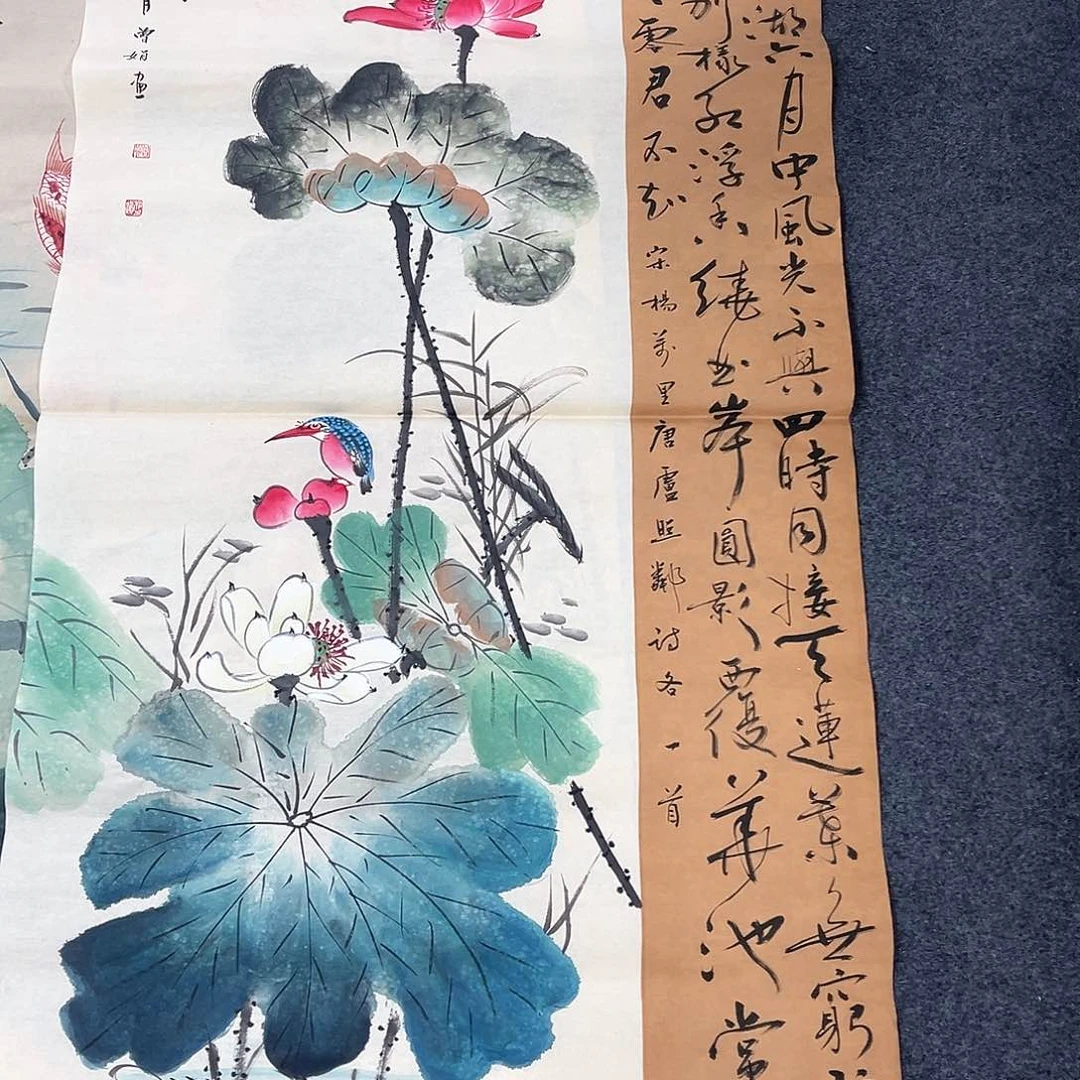 国画国画作品宣纸纯手绘