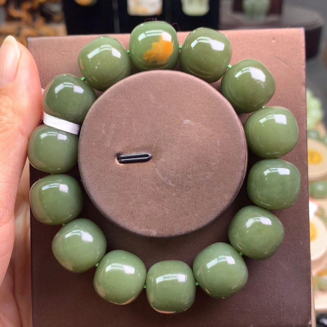 和田玉未镶嵌手链