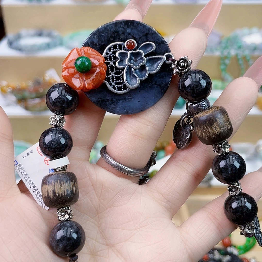 追***梦翡翠未镶嵌手链手链