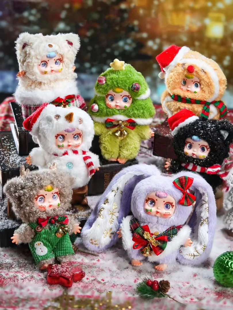 【福福】MM奶糖圣诞毛绒盲盒未成年禁止下单