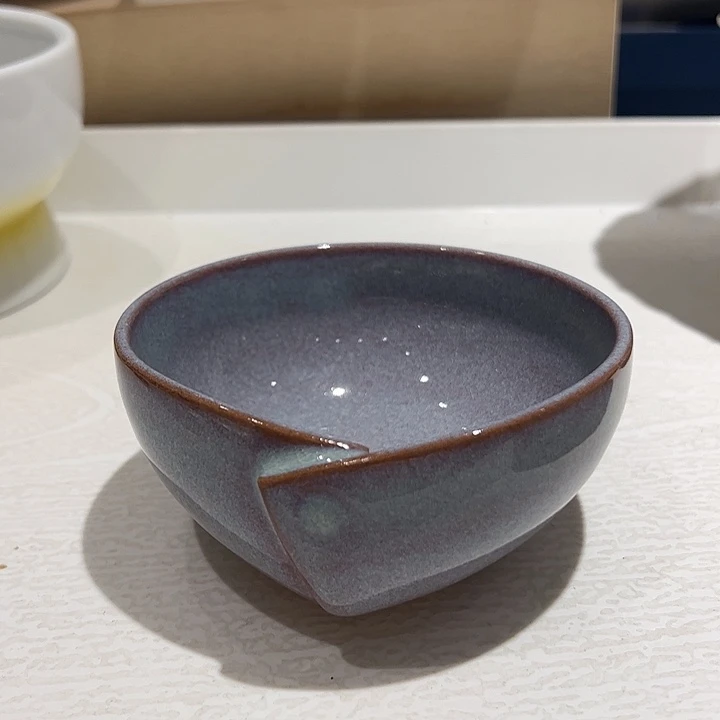 玖***柒瓷旗袍扣紫萩小碗一个超美