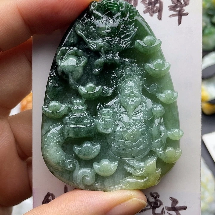 颈饰未镶嵌翡翠天然翡翠