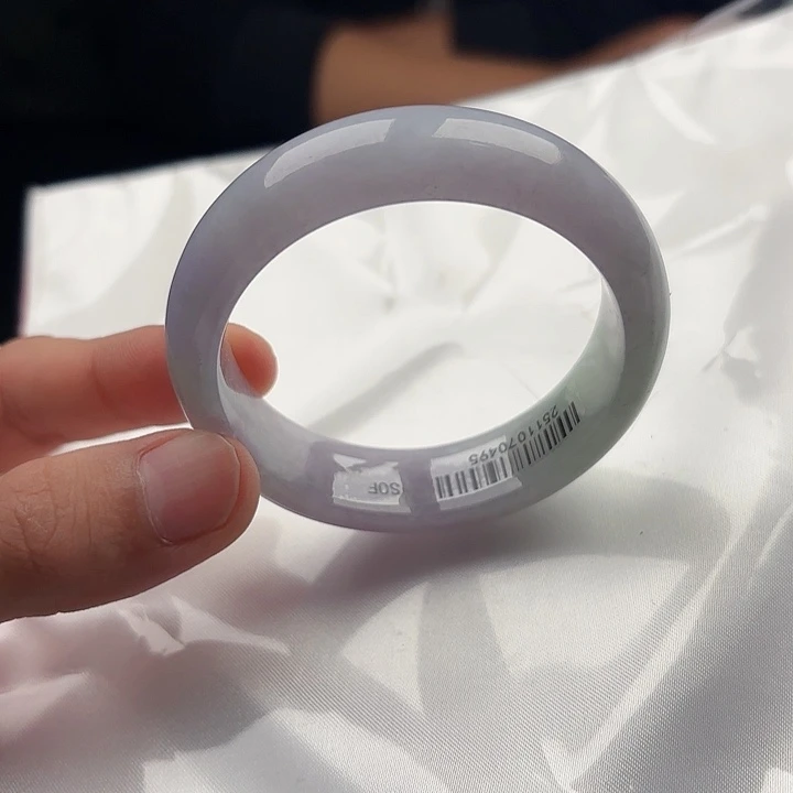 翡翠未镶嵌手镯5253 6