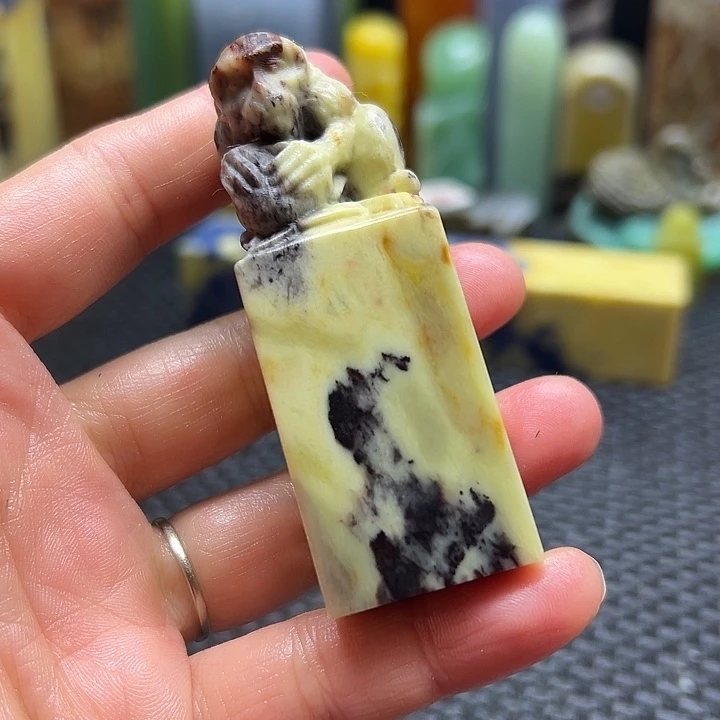 长***安青田石印章石印章石