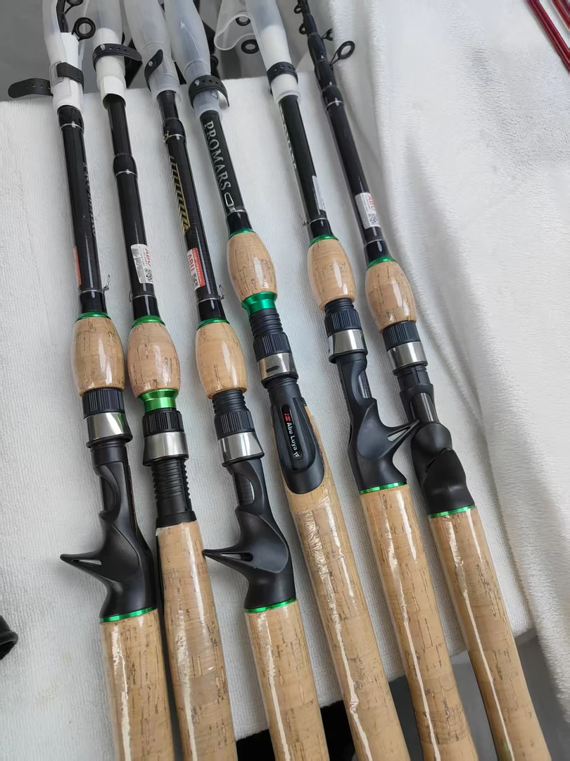 （伸缩断码断号) 碳素路亚竿便携收缩软木手柄M调性微瑕