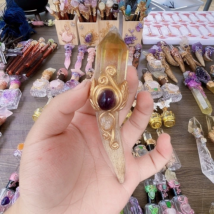 薄***丶未镶嵌水晶珠宝半成品水晶