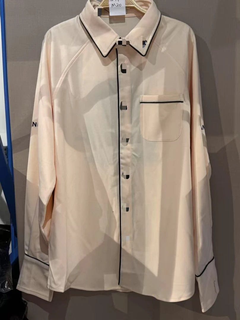 D-4-448肉粉色衬衫女款外套