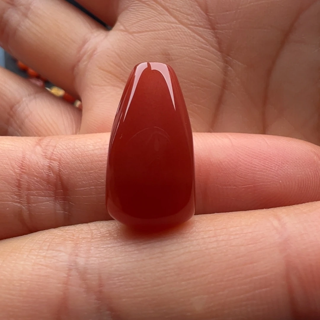 南红玛瑙未镶嵌三通10.8