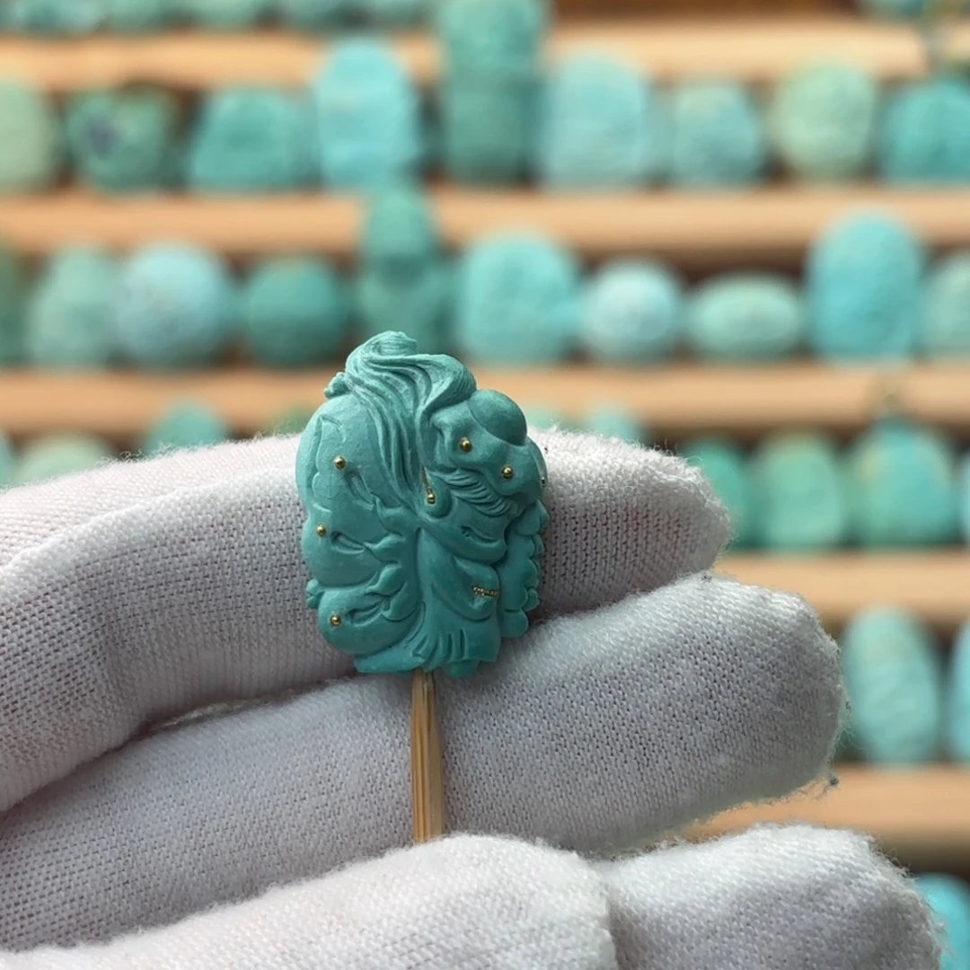 绿松石未镶嵌配饰