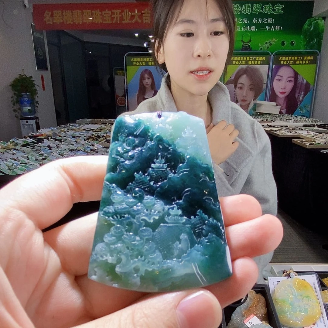 颈饰未镶嵌翡翠翡翠