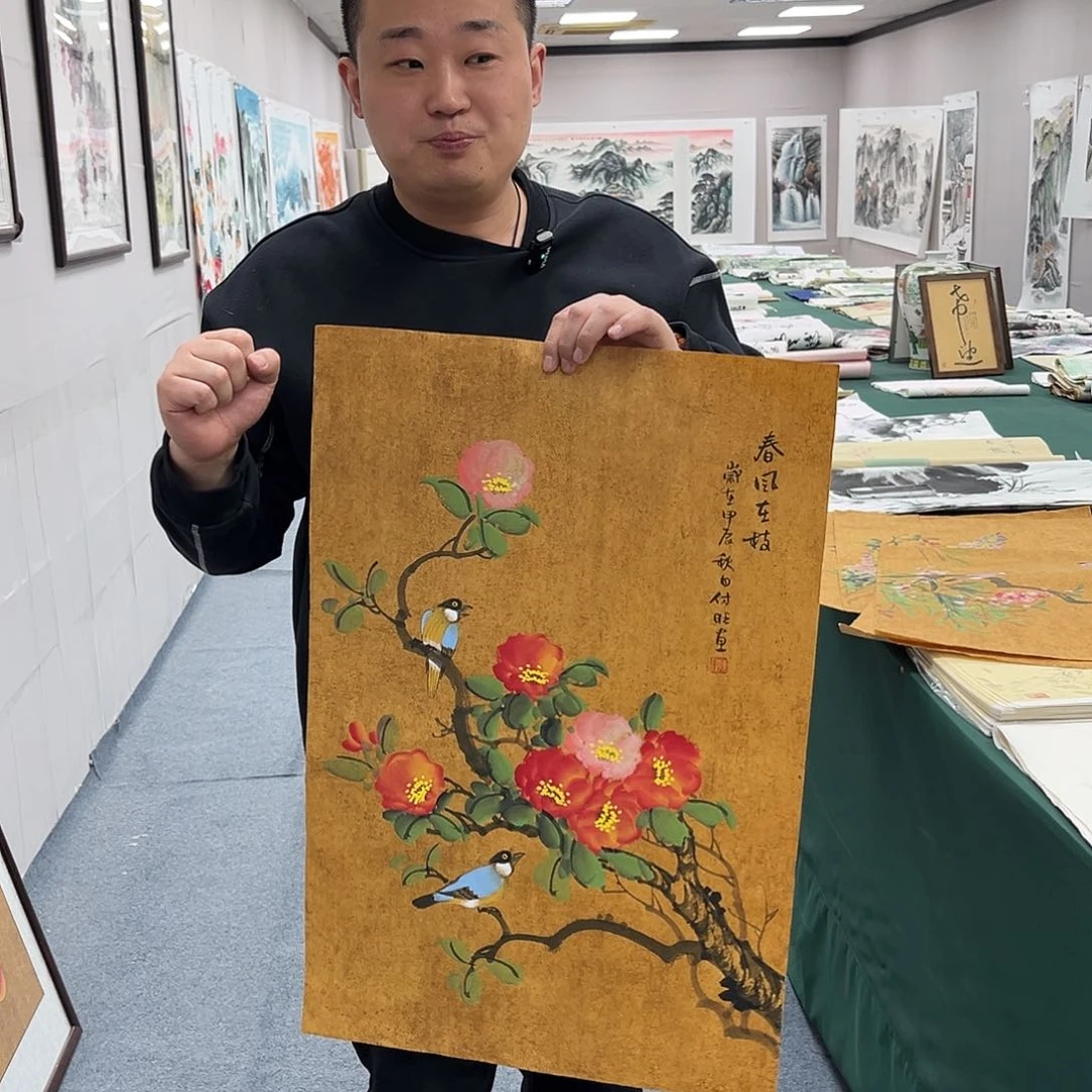 国画宣纸国画作品纯手绘