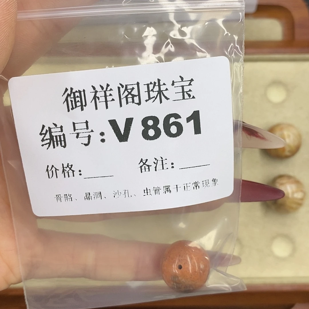 硅化珊瑚（珊瑚玉）颈饰未镶嵌山****y