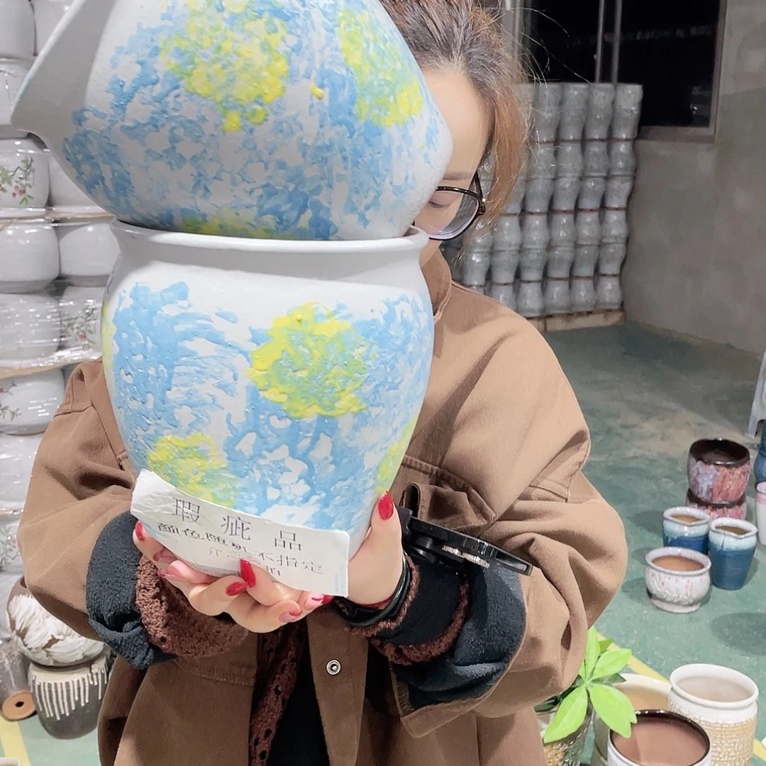 红陶瑕疵高22/19两个