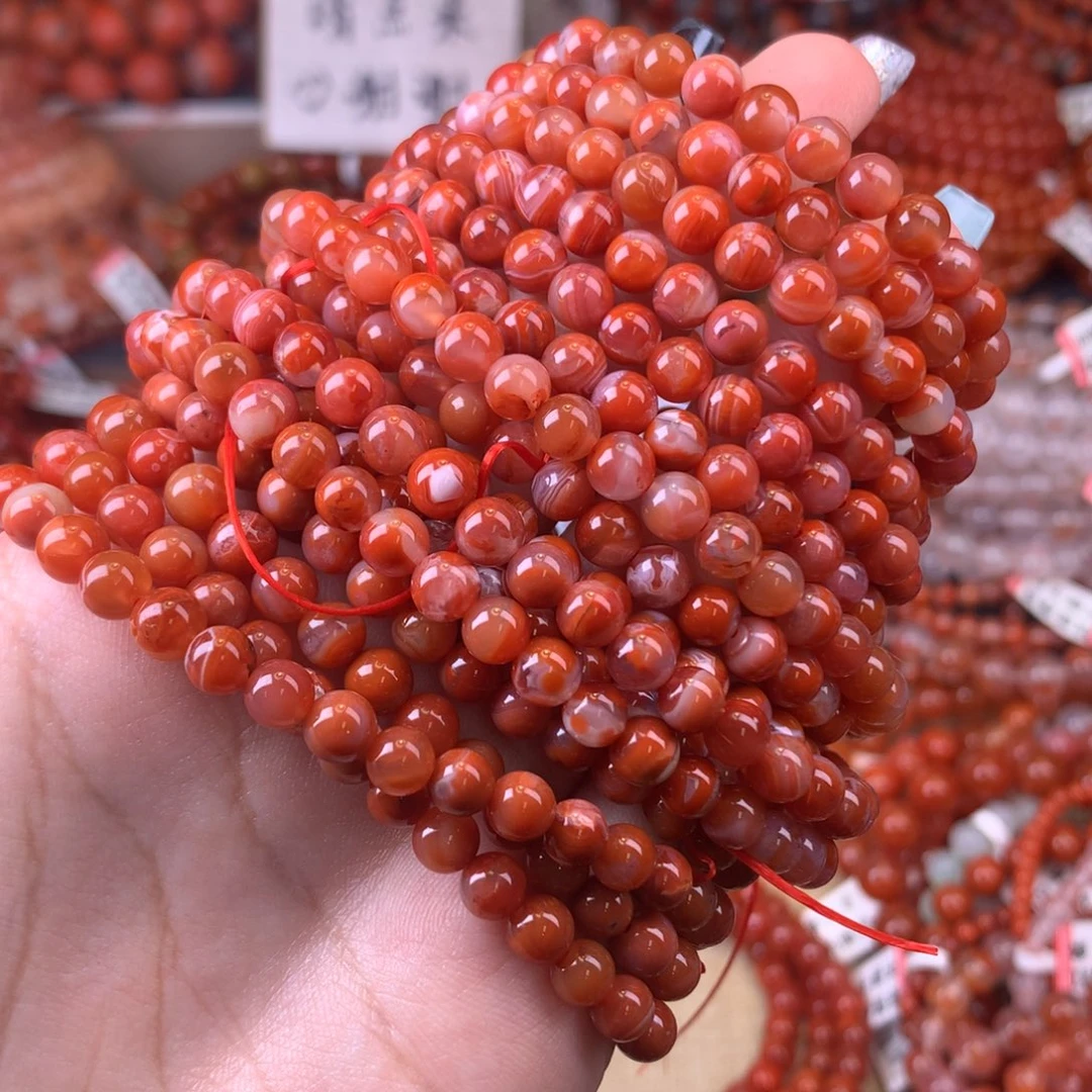 未镶嵌手链南红玛瑙14号卡5打包四条