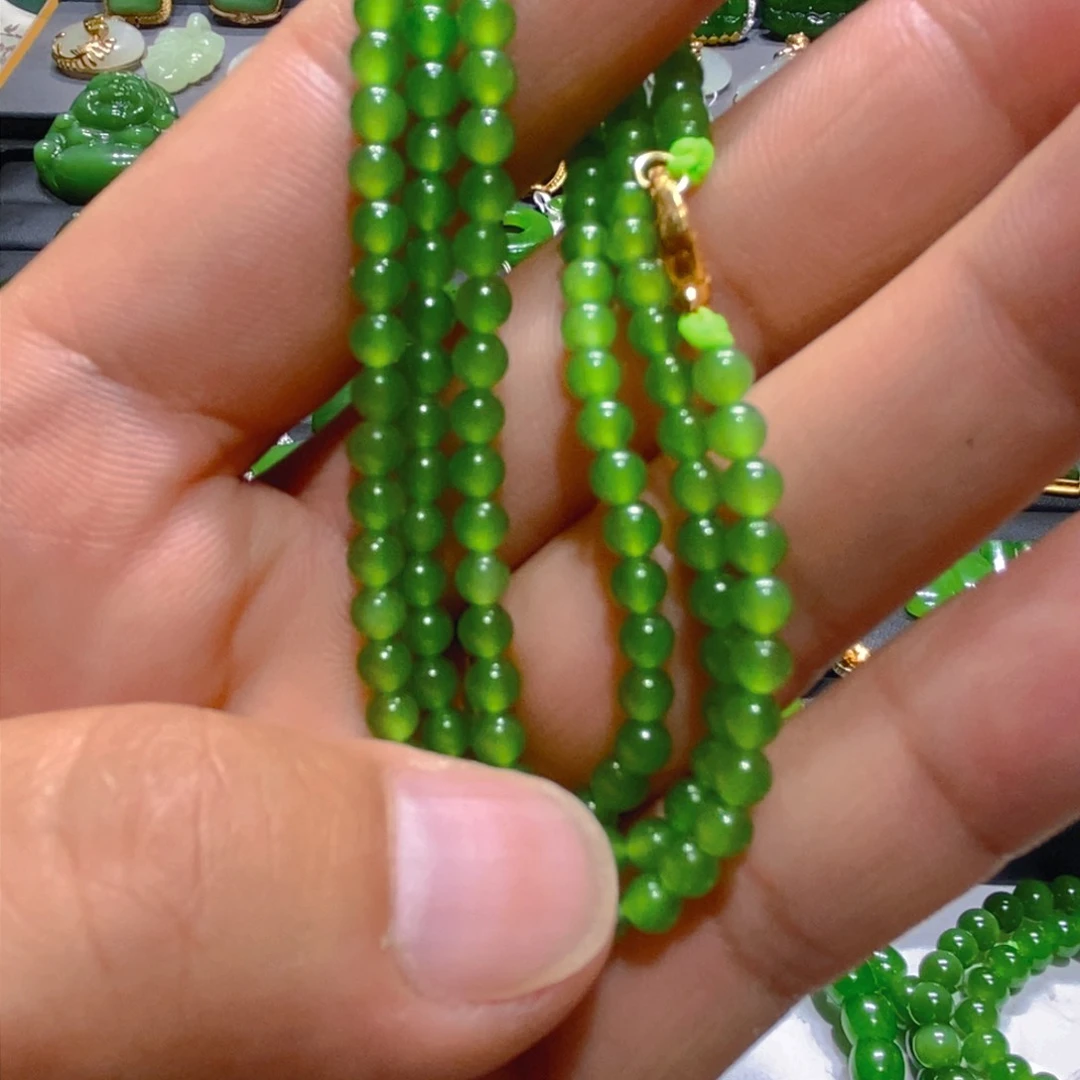 和田玉（碧玉）未镶嵌颈饰