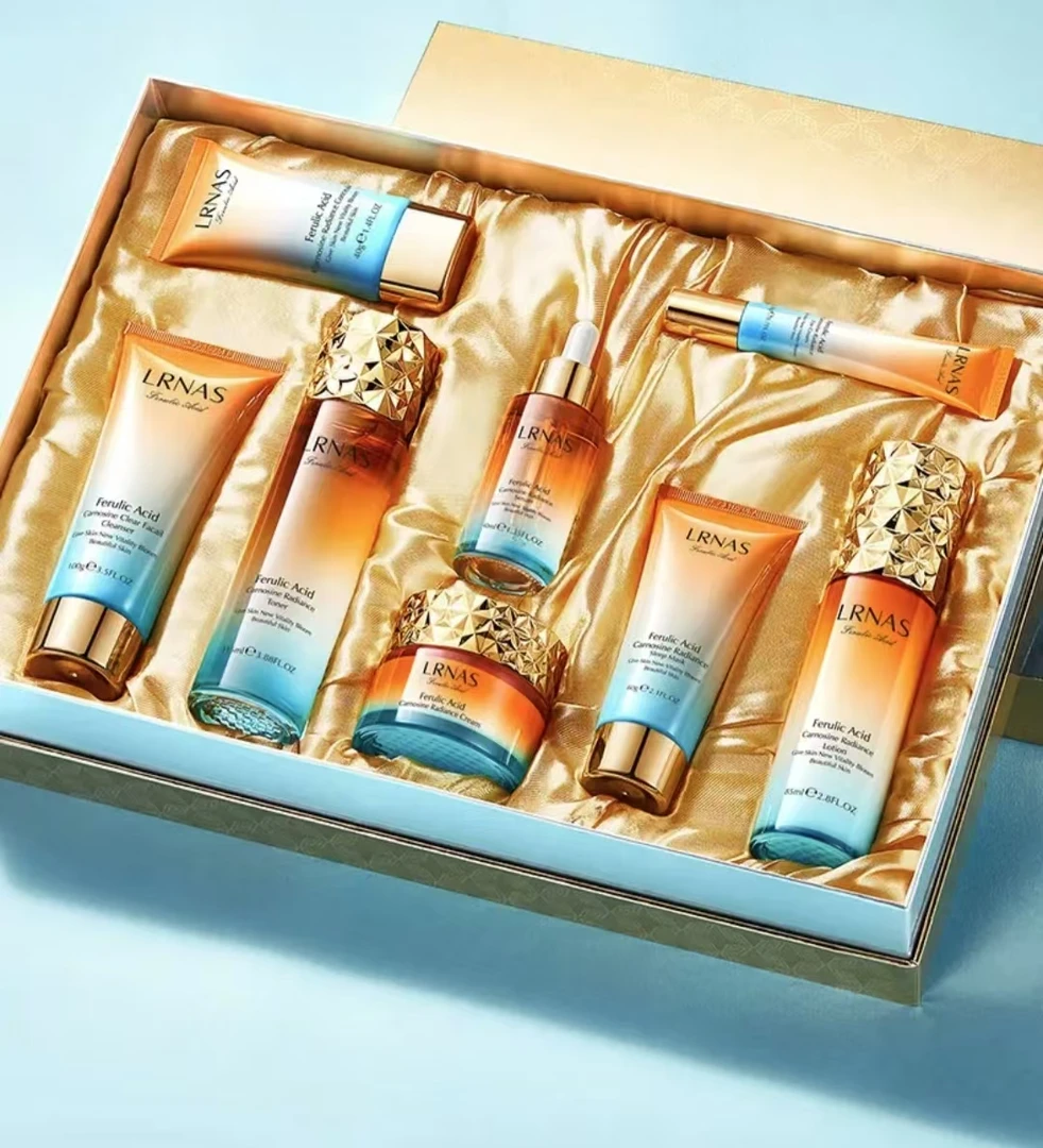 LRNAS阿魏酸肌肽焕颜保湿护肤补水滋润护肤品套装