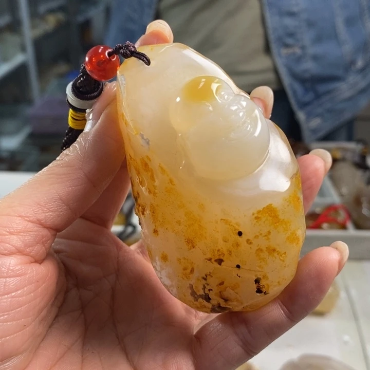 玛瑙/玉髓吊坠(不含链)未镶嵌