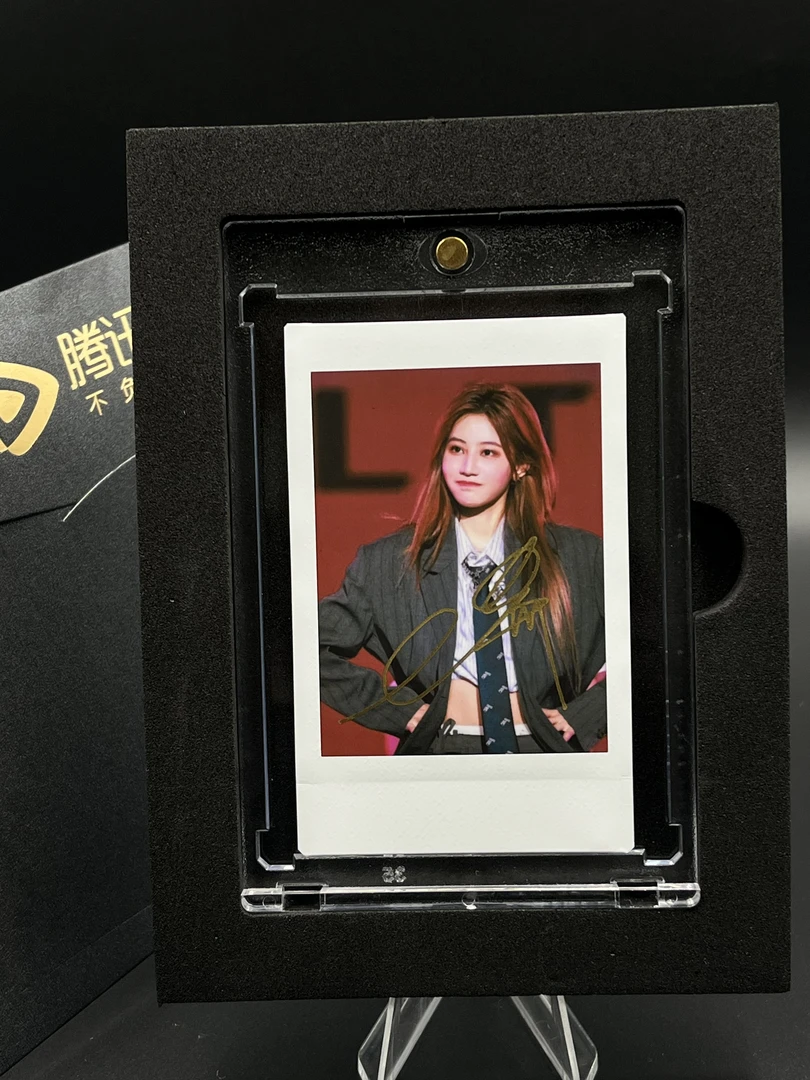 W404【袁一琦】亲签三寸正品富士拍立得mini相纸 白边