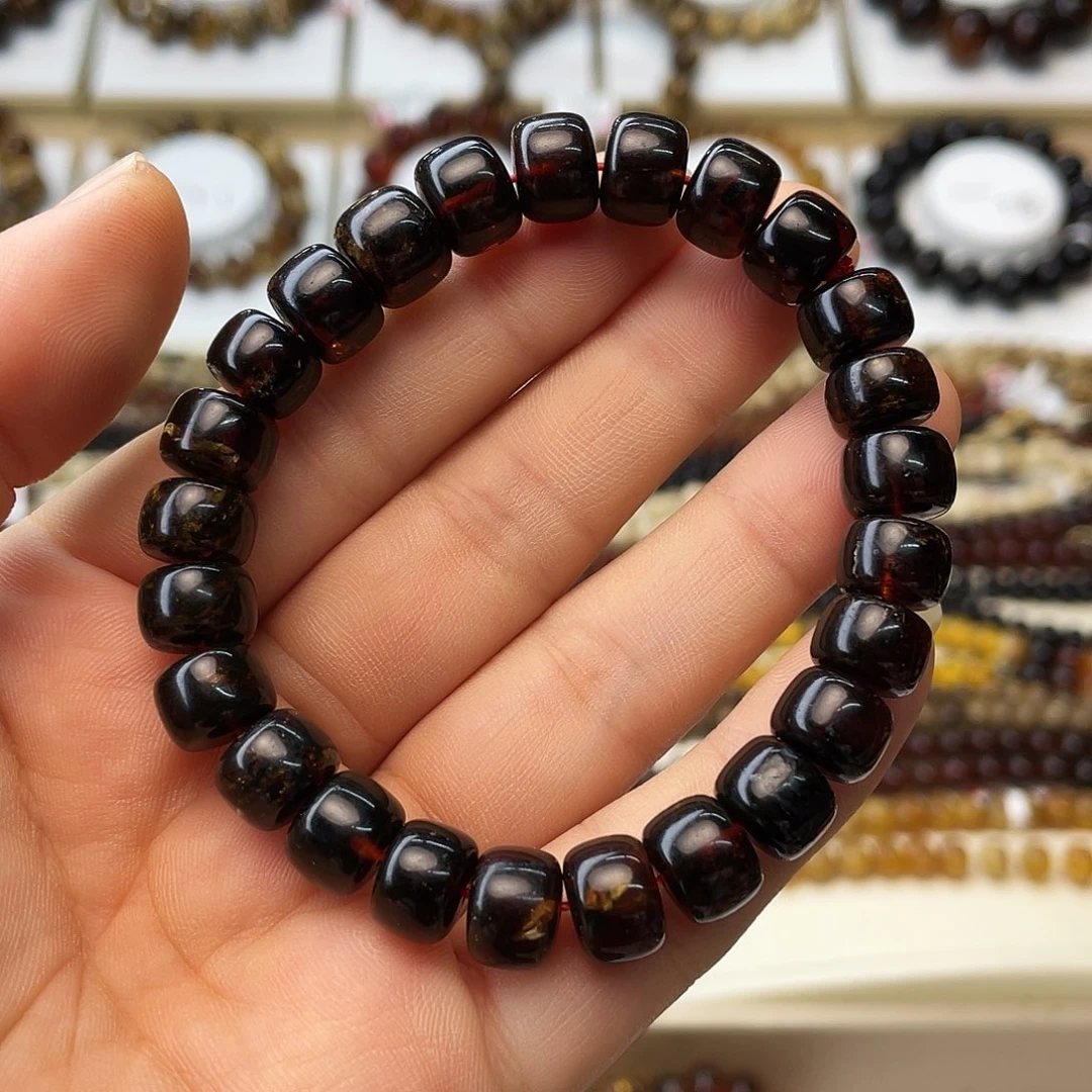 琥珀未镶嵌裸石九