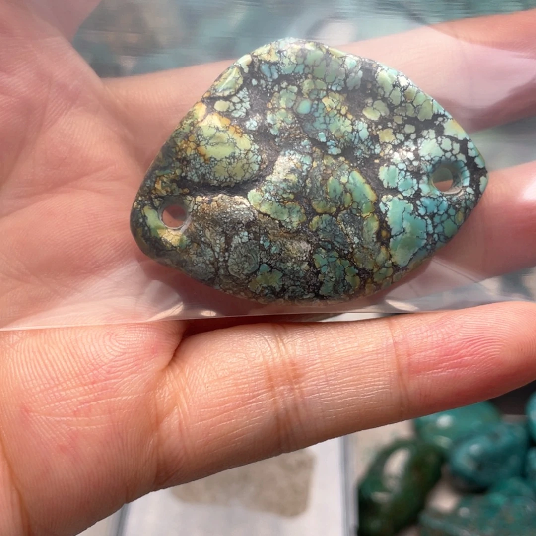 风***舟绿松石未镶嵌颈饰