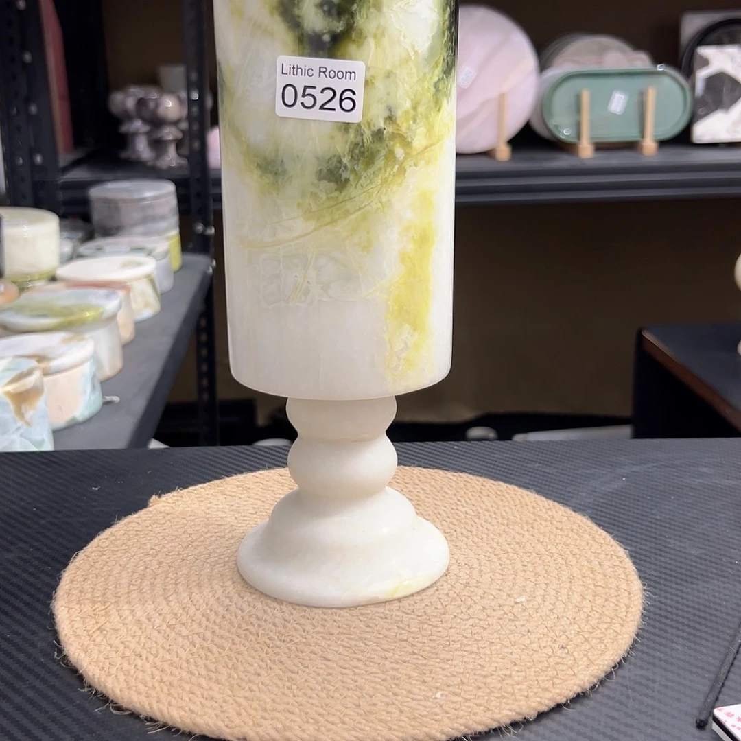 天然大理石0526法式花瓶