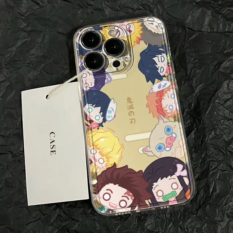 Q版鬼灭之刃苹果16手机壳小米华为三星OPPO适用vivo魅族iQOO荣耀