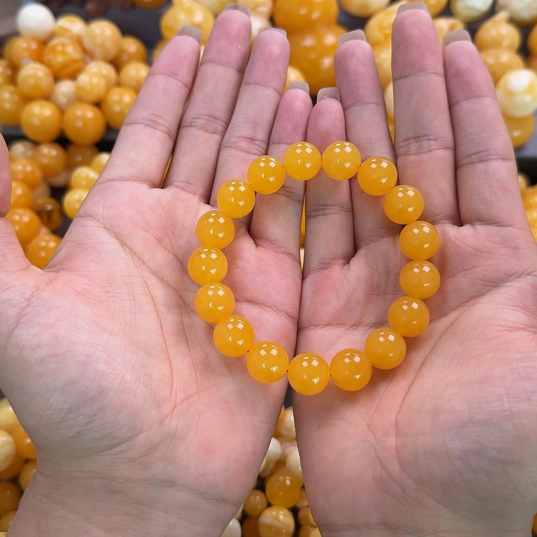 蜜蜡未镶嵌珠宝奇石同料13mm