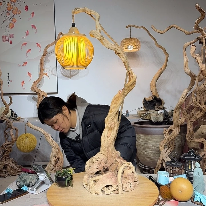 萍***品杜鹃根艺术中心根