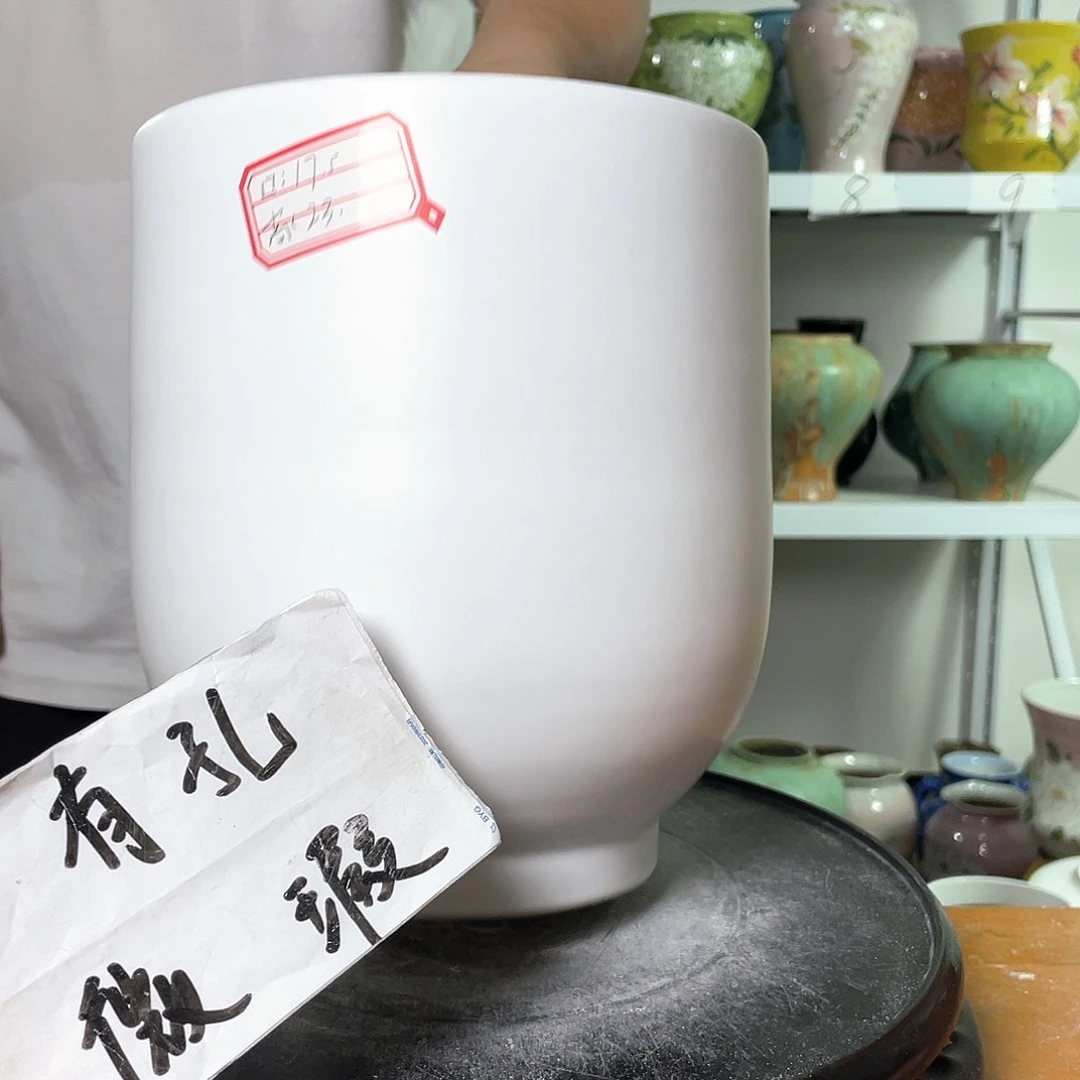 景德镇陶瓷花盆微瑕369