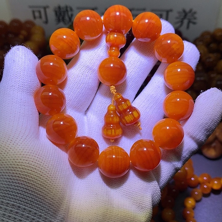 松木（琥珀木）手串/手链1.6 包浆高货